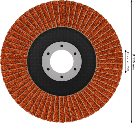 Lamelový kotouč Bosch EXPERT X782, úhlový, 115 mm, G40.